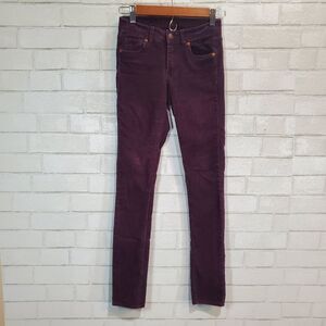 H&M corduroy purple pants
